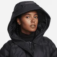 Nike Sportswear Swoosh Puffer PrimaLoft® женская Therma-FIT оверсайз Hooded Куртка цвет черный