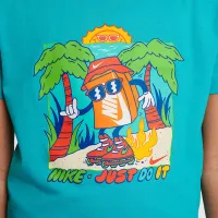 Nike Sportswear Big дитячі футболка колір зелений