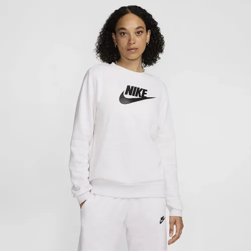Nike Sportswear Club Fleece женская Logo Crew-Neck свитшот цвет коричневый