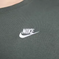 Nike Sportswear Club Fleece жіноча Crew-Neck світшот (великі розміри) колір зелений