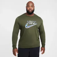 Nike Sportswear Club Long-Sleeve футболка колір зелений