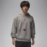 Nike Jordan Brooklyn Fleece мужские Pullover Толстовка с капюшоном цвет серый