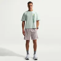 Nike мужские Short-Sleeve Running футболка цвет зеленый