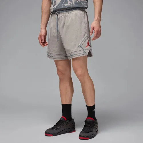 Nike Jordan мужские Woven Diamond шорты цвет серый