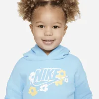 Nike Floral Fleece Toddler Graphic Толстовка с капюшоном синий