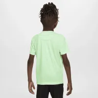 Nike Dri-FIT Little детские Stacked Up Swoosh футболка цвет зеленый