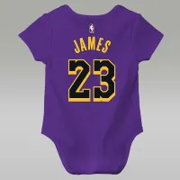 Nike LeBron James Los Angeles Lakers Baby Jordan NBA Bodysuit колір фіолетовий