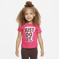 Nike Relaxed Tee and Scrunchie Set Toddler 2-Piece Set Pink