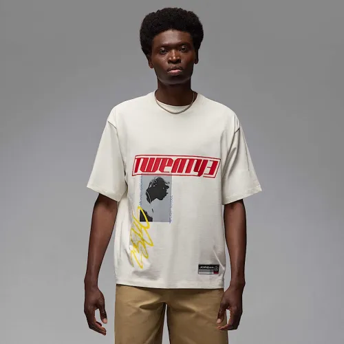 Nike Jordan Flight Essentials чоловічі оверсайз футболка колір білий