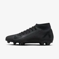 Nike Mercurial Superfly 10 Club MG High-Top футбольні бутси колір чорний