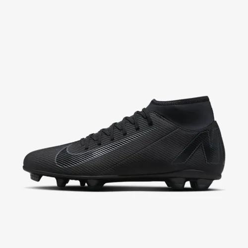 Nike Mercurial Superfly 10 Club MG High-Top футбольні бутси колір чорний