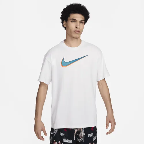 Nike LeBron мужские M90 баскетбольные футболка цвет белый