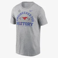 SMU Mustangs 2025 College Football Playoff Bound Engineeколір червоний For History чоловічі Nike College футболка колір сірий