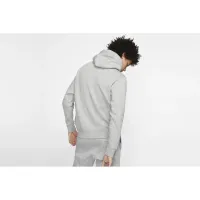 Nike Sportswear Club Fleece мужские Graphic Pullover Толстовка с капюшоном цвет серый