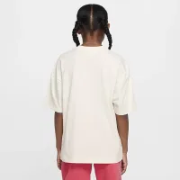 Nike Sportswear Big детские (Girls') оверсайз футболка цвет коричневый