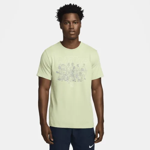 NikeCourt чоловічі Dri-FIT Tennis футболка колір зелений