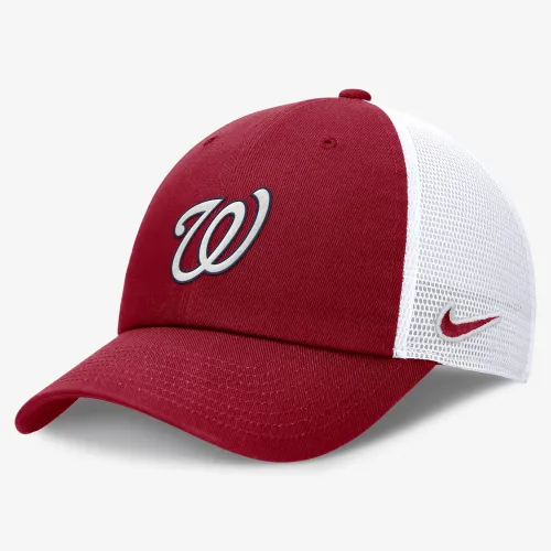 Washington Nationals Everцвет зеленый Club мужские Nike MLB Trucker Adjustable Hat цвет красный