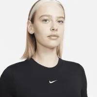 Nike Sportswear Essential женская Slim Cropped футболка цвет черный