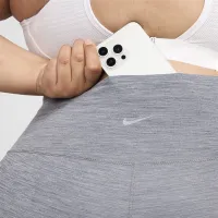 Nike One женская С высокой Талией Crop лосины (большие размеры) цвет серый