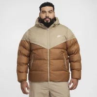 Nike Windrunner PrimaLoft® мужские Storm-FIT Hooded Puffer Куртка цвет коричневый