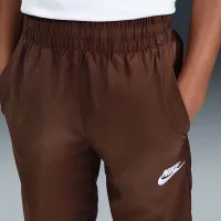 Nike Sportswear Club Big дитячі Woven Joggers колір коричневий