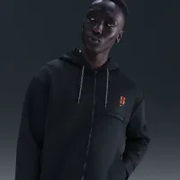 Nike Sabrina Dri-FIT Loose Full-Zip баскетбольные Толстовка с капюшоном цвет черный