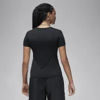Nike Jordan Essentials жіноча Slim Short-Sleeve футболка колір чорний
