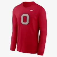Ohio State Buckeyes Alternate Logo мужские Nike College Long-Sleeve футболка цвет красный