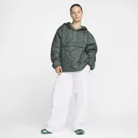 Nike Sportswear Essential женская Quilted Anorak Куртка цвет зеленый