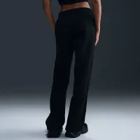 Nike Sportswear Phoenix Fleece женская Mid-Rise Open-Hem Pants цвет черный