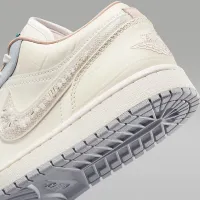 Nike Air Jordan 1 Low женская Кроссовки цвет белый