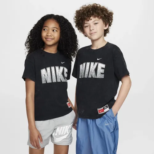 Nike Sportswear Big детские футболка цвет черный
