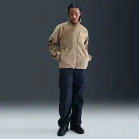 Nike x Stüssy High-Loft Full-Zip Куртка колір коричневий