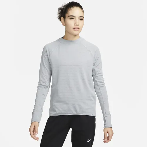 Nike Therma-FIT Element женская Running Crew цвет серый