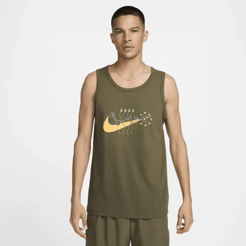 Nike чоловічі Dri-FIT Fitness Tank колір зелений