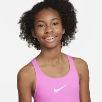 Nike Essential Big дитячі (Girls') Racerback 1-Piece Swimsuit Pink