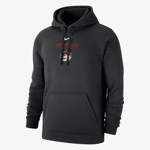 Winston-Salem Club Fleece чоловічі Nike College Толстовка з капюшоном колір чорний