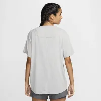 Nike One Relaxed женская Dri-FIT Short-Sleeve Top цвет серый
