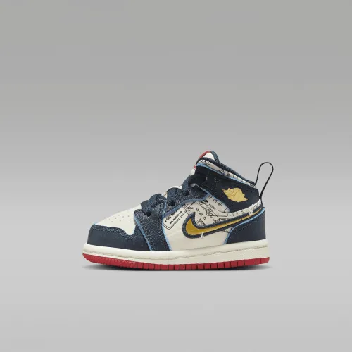 Nike Jordan 1 Mid SE Baby/Toddler Кросівки блакитний