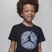 Nike Jordan Poolside Jumpman Little детские Graphic футболка цвет черный