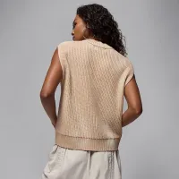 Nike Jordan Flight жіноча Knit Vest колір коричневий