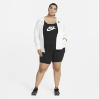 Nike Sportswear Essential женская Mid-Rise Bike шорты (большие размеры) цвет черный