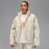 Nike Jordan Brooklyn женская Quilted Puffer Куртка цвет коричневый