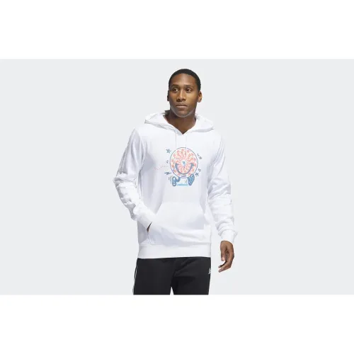 Кофта/футболка adidas Trae Толстовка з капюшоном  HG0724 - Біла