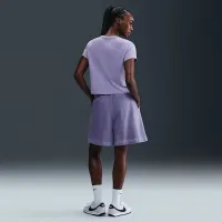 Nike Sportswear женская Short-Sleeve футболка цвет фиолетовый