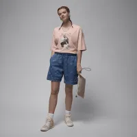 Nike Jordan жіноча оверсайз Graphic футболка Pink