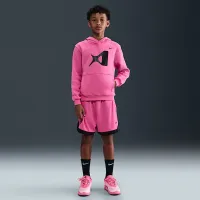 Nike A'ja Wilson Club Fleece Big дитячі Толстовка з капюшоном Pink