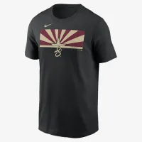 Arizona Diamondbacks City Connect Speed мужские Nike MLB футболка цвет черный