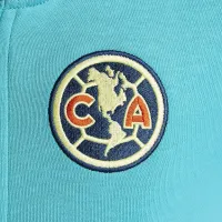 Club Америка Club Big детские (для мальчиков) Nike Soccer Full-Zip French Terry Толстовка с капюшоном цвет зеленый