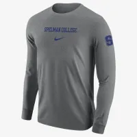 Spelman чоловічі Nike College Long-Sleeve футболка колір чорний